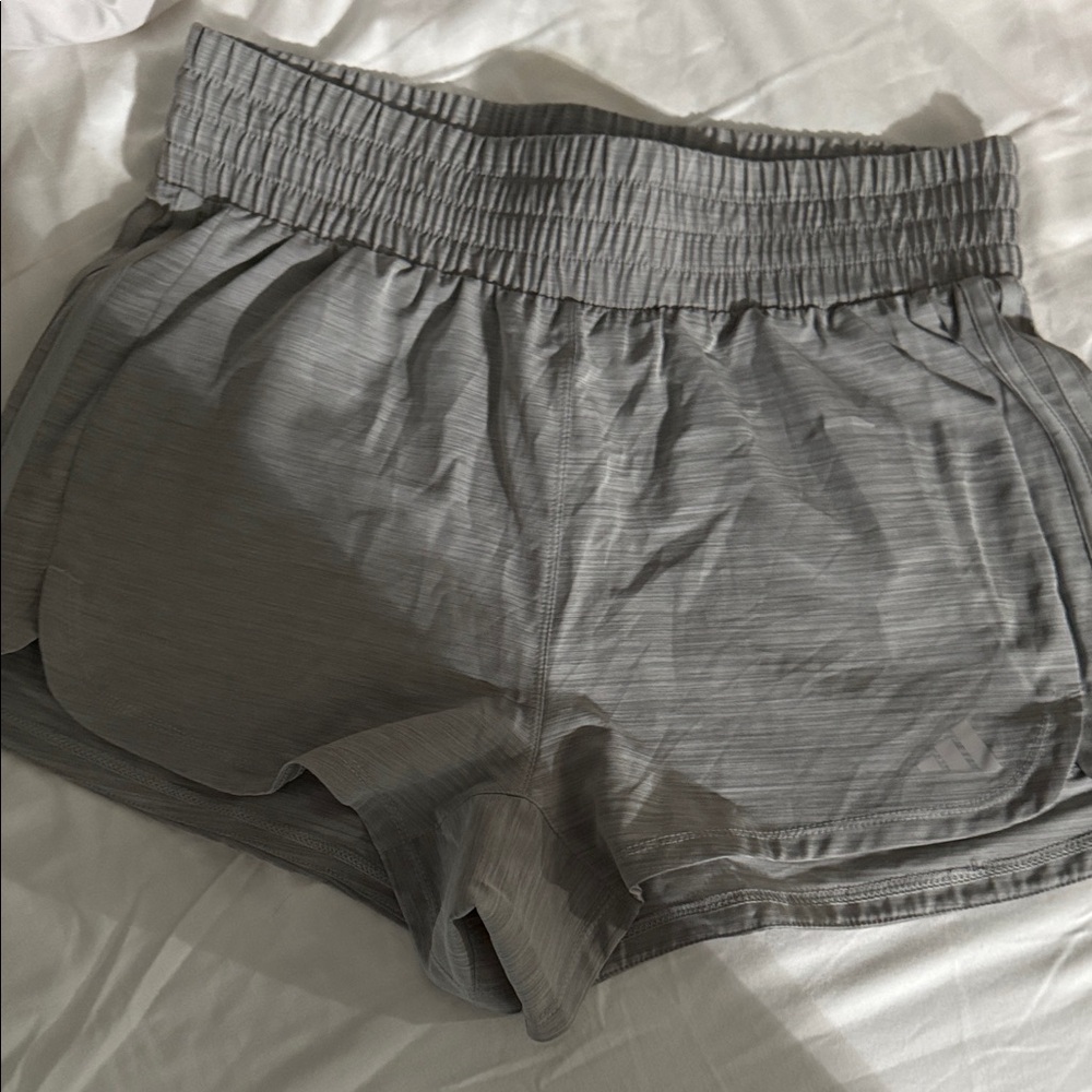 adidas Women's Gray Athletic Shorts